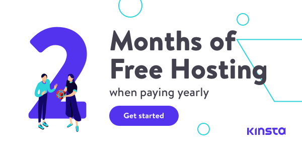 Kinsta 2months free hosting when paying yearly - HostGator web hosting plans